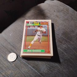 1992 Topps  All Star Card Number401 Jose Canseco