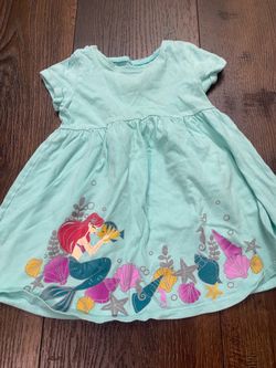 Girls Disney little mermaid dress size 3t #12