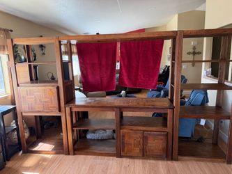 TV stand wall unit 4 piece