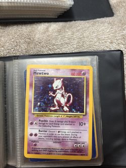 Mewtwo Pokémon Card 90s