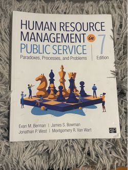 Human Resource Management in Public Service 7th Edition