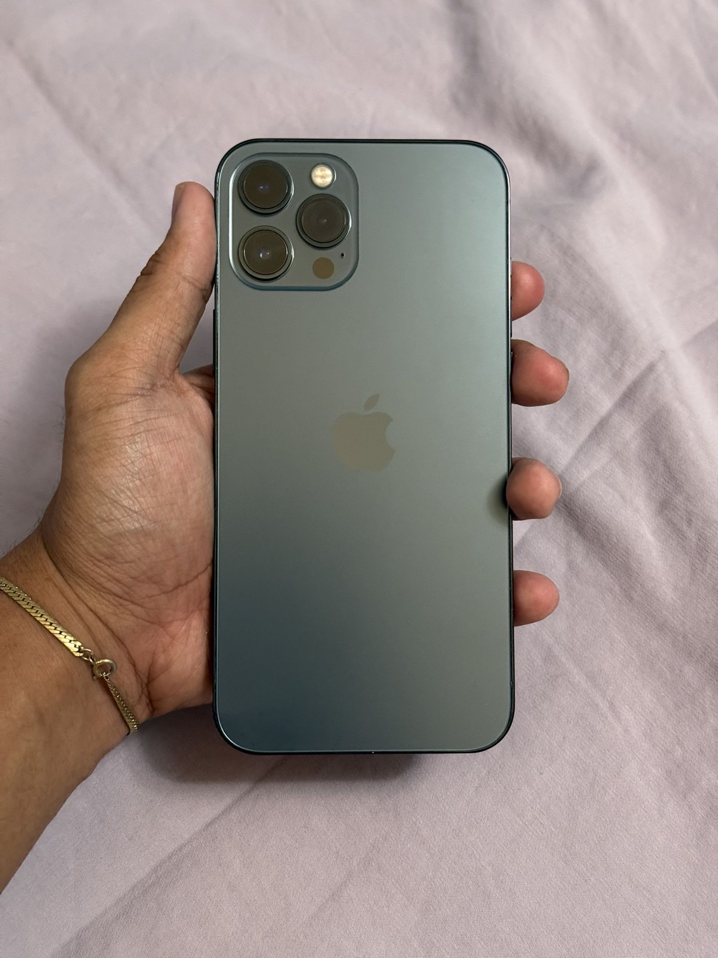 iPhone 12 Pro Max 256Gb In Pacific Blue Fully Unlocked