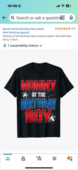 Mommy To The Birthday Boy T-shirt