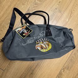Brand New Ed Hardy Bulldog Duffle Bag