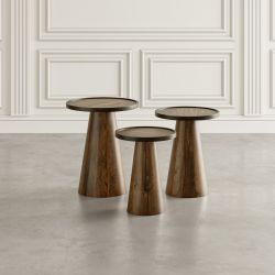 Knox Chestnut Nesting Tables (Set of 3)