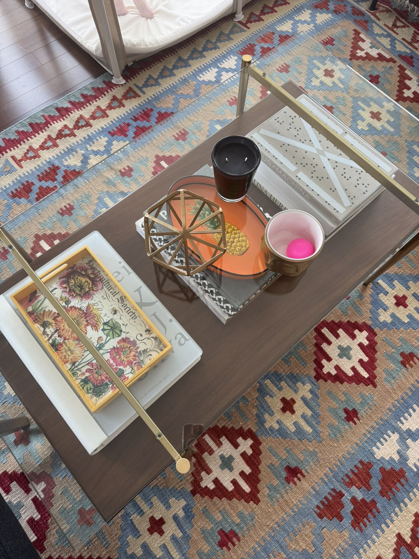 Mid-Century Art Display Coffee Table
