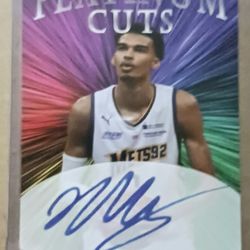 Super Nice Victor Wembanyama Platinum Cuts Rookie Card 