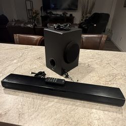 LG Sound bar w Subwoofer 