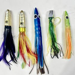  Set of 5 /  S/W Jet Heads & Tuna Feather Assorted Set (Warehouse Sales)