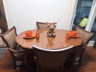 Wood Table & 4 chairs