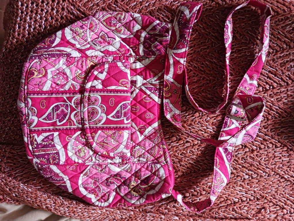 Vera Bradley Rosy Posies Red Pink Multi Purse Bag