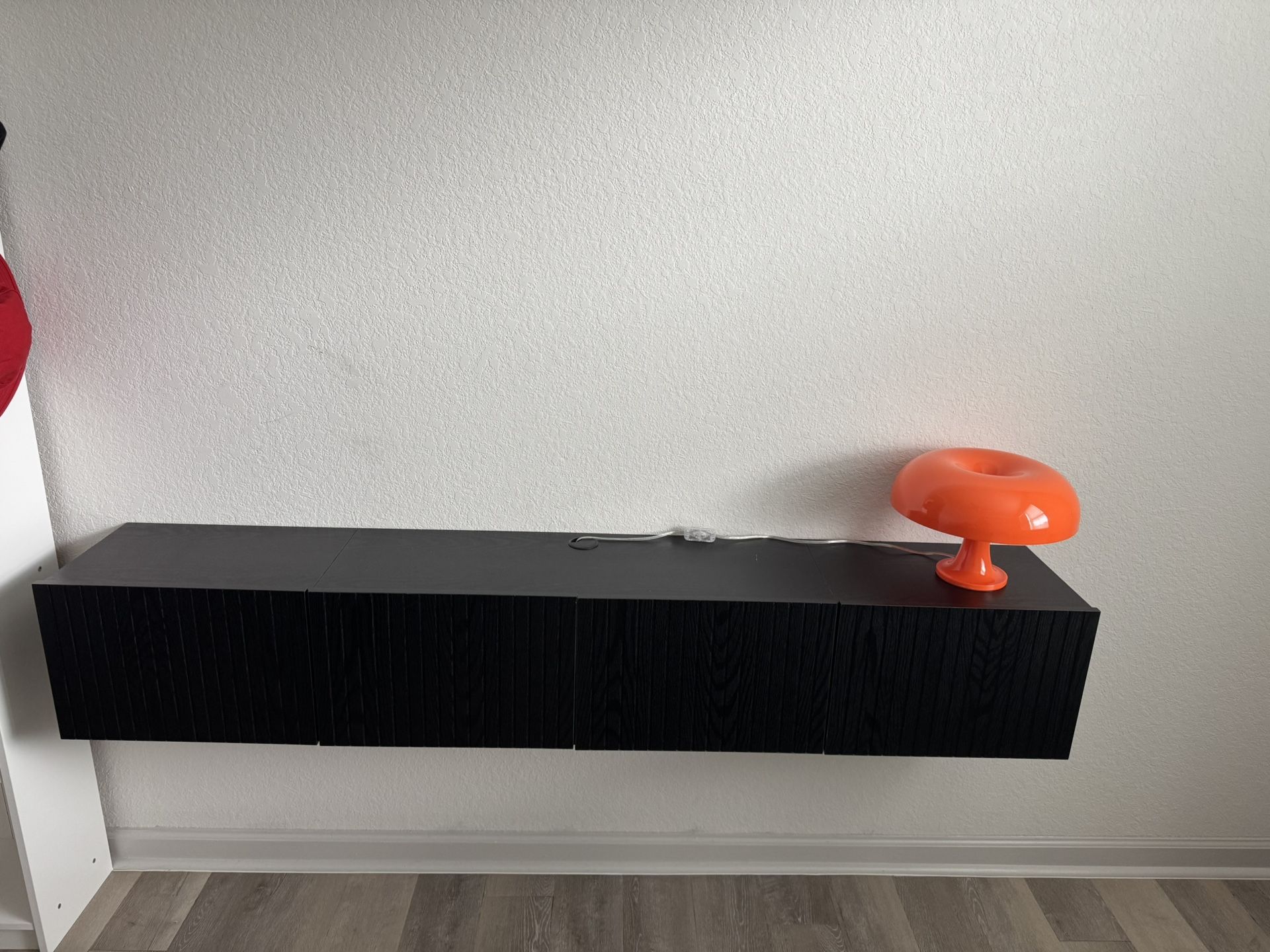 Black Floating Tv Stand/shelf