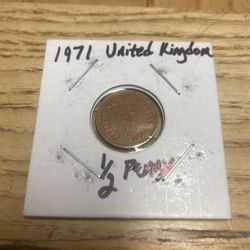 1971   1/2 Penny