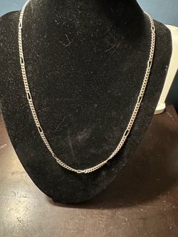 Miami Cuban with a twist link silver chain