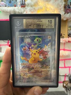 BGS 10 Pristine Pikachu 001/SV-P Japanese Promo