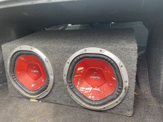 2 Sony Xplod 1200 Watt Subs in a Box