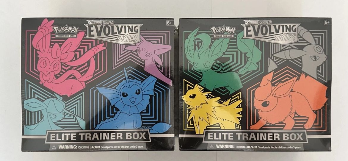 Pokemon TCG Sword & Shield Evolving Skies Elite Trainer Box ETB New/SEALED