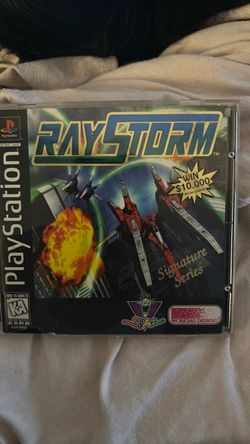 RayStorm PlayStation 1 PS1 Game and G-police complete mint.