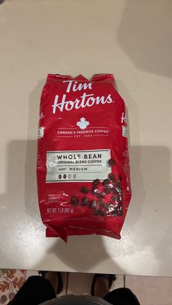 Tim Hortons Whole Bean Original Blend Coffee 2lb