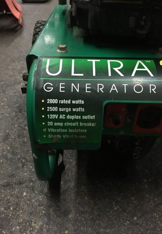 Ultra 2500 watt generator Coleman power mate 5.5 hp for Sale in Chicago