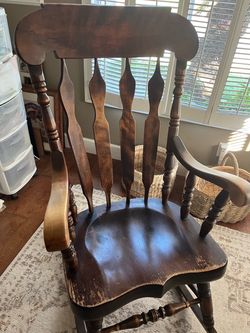 Well loved rocking chair
