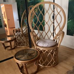 Peacock Rattan Chair