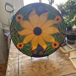 Sunflower Terracotta Decorative Plate