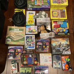 Brand new toys-$10 each or all for $100. Price is firm. Higley and ray.