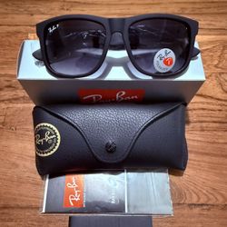 Ray-Ban JUSTIN’S Sunglasses POLARIZED AUTHENTIC