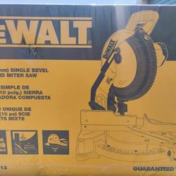 A 10-in Single Bevel Compound Miter Saw