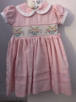 Pink dress for toddler girl