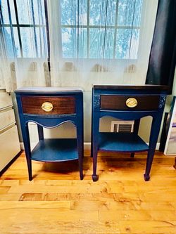 Solid wood end/ night tables