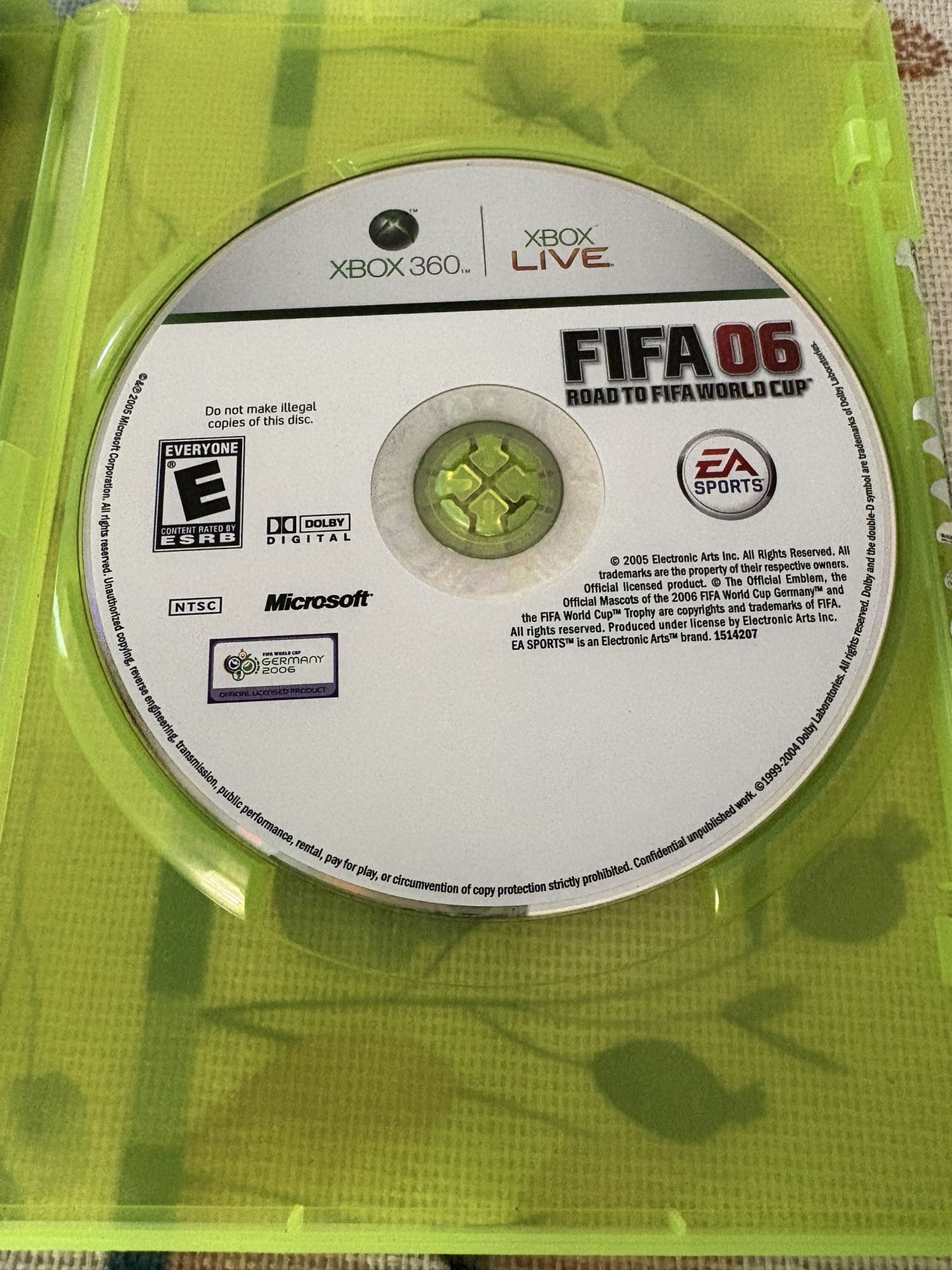 FIFA 06 Game For XBOX 360