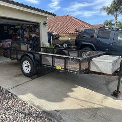TRAILER. 5’2” Wide 12’2”  Long ..Very Nice Heavy Duty 