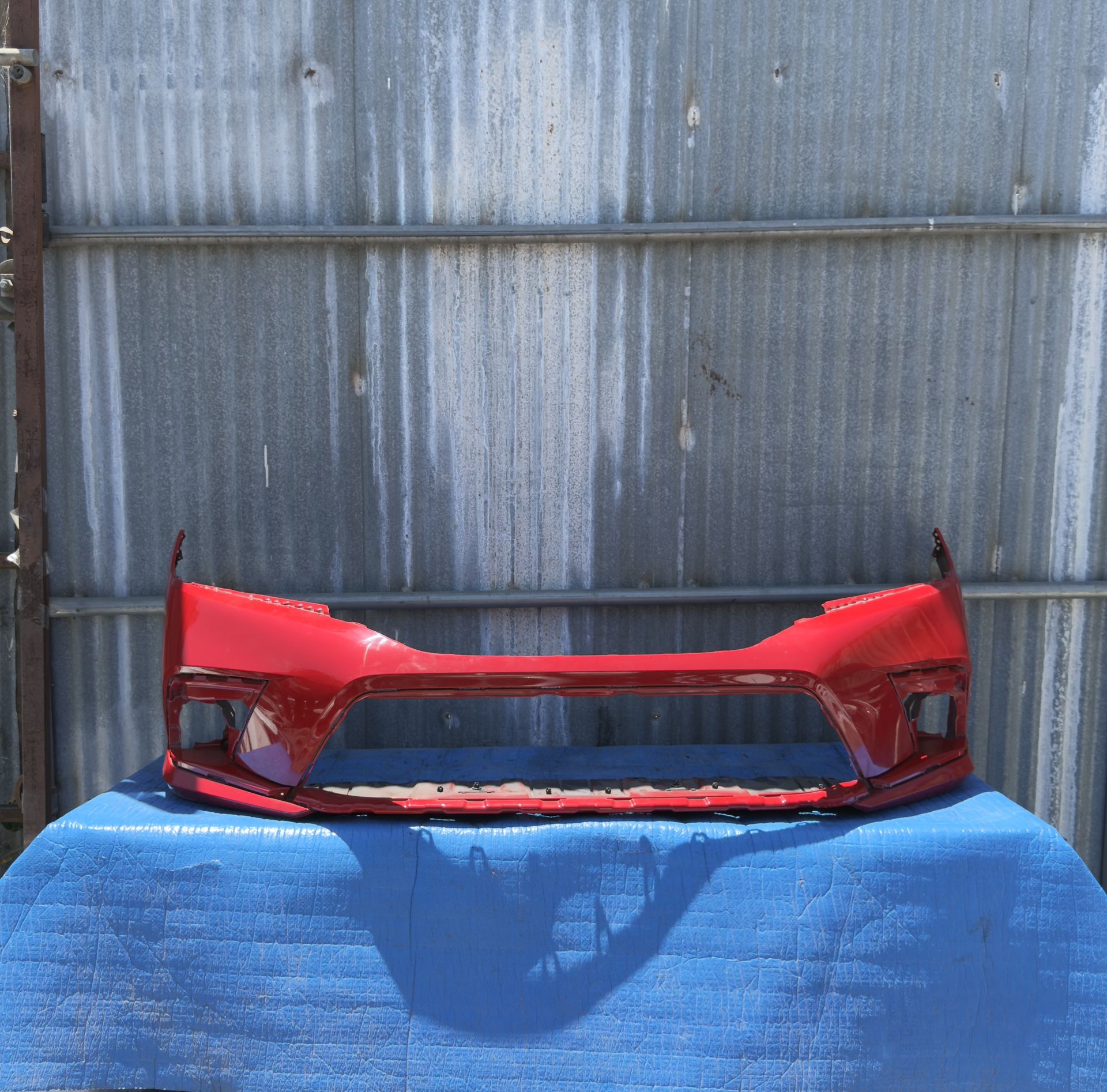 2022 2023 2024 Honda Civic Sedan / Hatchback Front Bumper Red OEM (ORIGINAL)