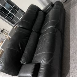 Leather Power Sofa