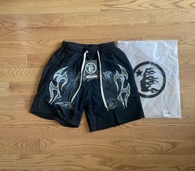 Hellstar Graphic Shorts Black with Tags