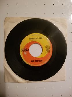 Beatles nowhere man/what goes on 45 record