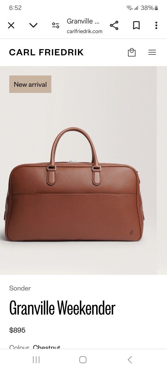Weekend Duffle (Leather