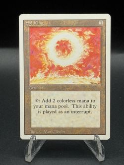 Magic The Gathering 1 Sol Ring Artifact Revised Edition