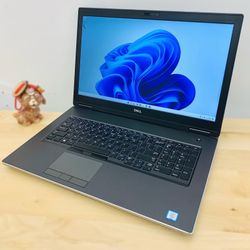 Dell i7 9th Gen vPro 17.3” Full HD laptop workstation / Windows 11 Pro / Camera / SSD 512GB / RAM 32GB / NVIDIA 6GB / Bluetooth / Charger / Backlit