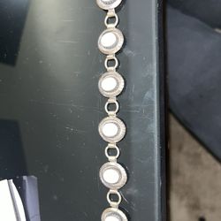 Native Sterling Opal Bracelet 