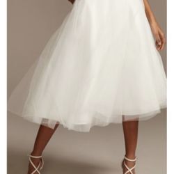 David’s Bridal tulle skirt Size 6