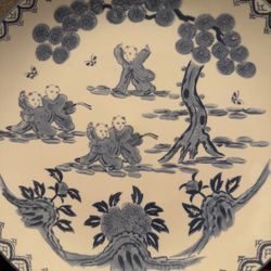 Antique Nabeshima Japanese Large Porcelain Plate