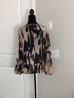 Medium Stylish abstract‑print blouse 