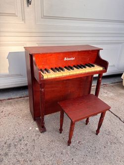 Schoenhut Piano and bench