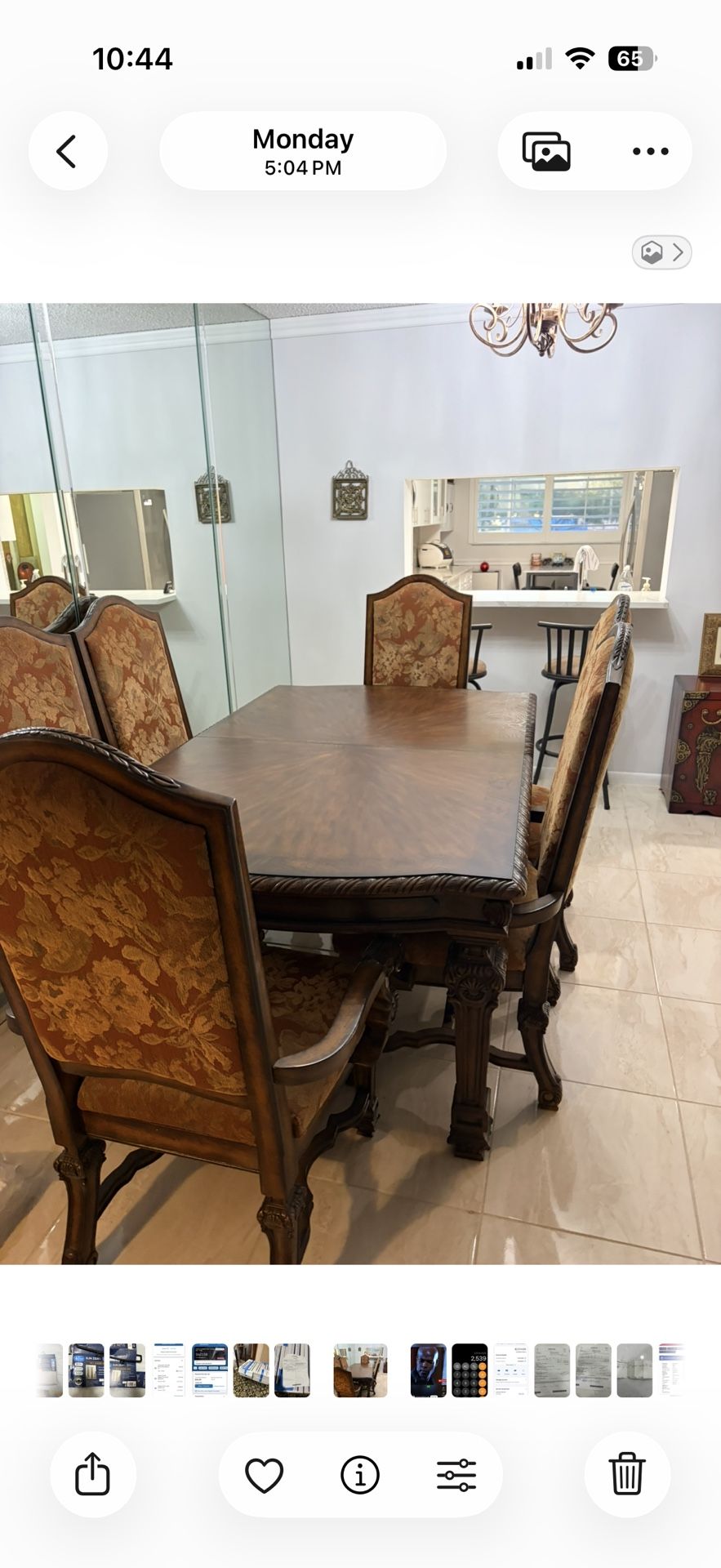 Beautiful And Heavy Wood Table