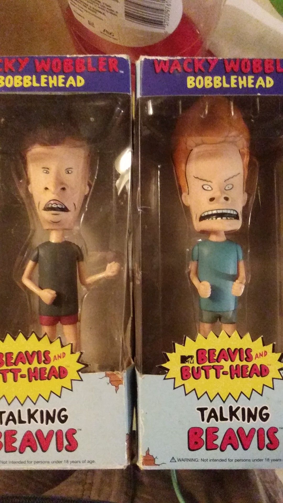 Talking beavis & butt-head bobbleheads