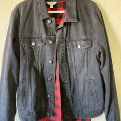 BLACK JEAN JACKET forever21mens