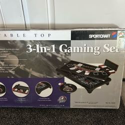 Sportcraft Gaming Set 3 N 1 Table Top